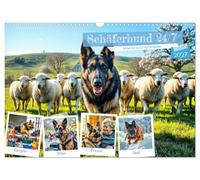 Calendrier 2027 · US Version · Shepherd 24/7 - Pas de répit pour les vrais | héros · 12 mois riches en action, en instinct et en loyauté · DIN A3 paysage · CALVENDO Calendrier mural