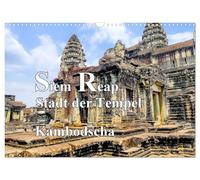 Calendrier 2027 · US Version · Siem Reap, la ville des temples, au Cambodge | Le plus grand complexe de temples au monde, situé dans la jungle près de Siem… · DIN A3 paysage · CALVENDO Calendrier mural