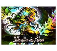 Calendrier 2027 · US Version · Silhouettes de la vie | Une année entière consacrée à la femme en tant qu’élément de la nature · DIN A3 paysage · CALVENDO Calendrier mural