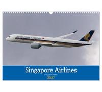 Calendrier 2027 · US Version · Singapore Airlines - L'ensemble de la flotte | La flotte de Singapore Airlines, du court-courrier au long-courrier · DIN A3 paysage · CALVENDO Calendrier mural
