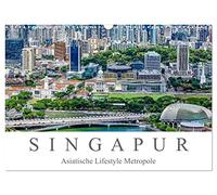 Calendrier 2027 · US Version · Singapour - Métropole asiatique du style de | vie · Des images spectaculaires du centre-ville de Singapour · DIN A3 paysage · CALVENDO Calendrier mural