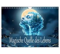 Calendrier 2027 · US Version · Source magique de vie | L'affinité entre l'eau, la nature et la silhouette féminine · DIN A4 paysage · CALVENDO Calendrier mural