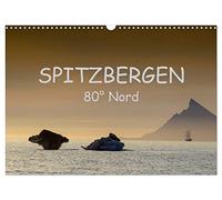Calendrier 2027 · US Version · Spitsbergen 80° Nord | Nature et paysages de l'archipel arctique du Svalbard · DIN A3 paysage · CALVENDO Calendrier mural