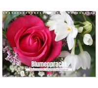 Calendrier 2027 · US Version · Splendeur florale : fleurs et bouquets | Petits bouquets frais et rafraîchissants et portraits floraux · DIN A4 paysage · CALVENDO Calendrier mural