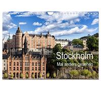 Calendrier 2027 · US Version · Stockholm - Un autre regard | La capitale de la Suède, avec un accent particulier sur l'architecture · DIN A4 paysage · CALVENDO Calendrier mural