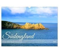 Calendrier 2027 · US Version · Sud de l'Angleterre - Sur les routes du | Devon et des Cornouailles · Le Devon est connu pour ses collines pittoresques… · DIN A3 paysage · CALVENDO Calendrier mural