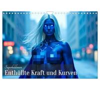 Calendrier 2027 · US Version · Super-héroïnes : puissance et courbes | dévoilées · Un calendrier artistique épique mettant en scène des super-héroïnes… · DIN A4 paysage · CALVENDO Calendrier mural