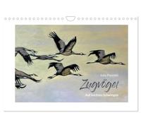 Calendrier 2027 · US Version · Sur des ailes légères - les oiseaux | migrateurs · Peintures à l'huile de Julia Pasinski · DIN A4 paysage · CALVENDO Calendrier mural