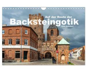 Calendrier 2027 · US Version · Sur la Route du gothique en brique | 12 mois placés sous le signe de l'architecture gothique sur la Route du… · DIN A4 paysage · CALVENDO Calendrier mural