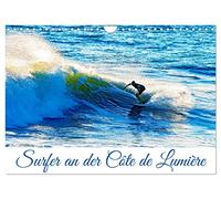 Calendrier 2027 · US Version · Surfer an der Côte de Lumière | Le surf sur la côte atlantique française · DIN A4 paysage · CALVENDO Calendrier mural