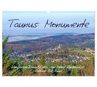Calendrier 2027 · US Version · Taunus: Monuments | L'endroit où une vierge serait apparue au roi Clovis · DIN A3 paysage · CALVENDO Calendrier mural