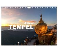 Calendrier 2027 · US Version · Temple de l'Asie | L'univers fascinant et haut en couleur des temples et des religions asiatiques… · DIN A4 paysage · CALVENDO Calendrier mural
