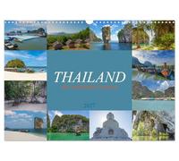 Calendrier 2027 · US Version · Thaïlande - La beauté de l'Asie | La Thaïlande, des paysages pittoresques et des traditions bien vivantes · DIN A3 paysage · CALVENDO Calendrier mural