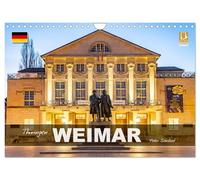 Calendrier 2027 · US Version · Thuringe - Weimar | 12 mois dans la merveilleuse ville de Weimar en Thuringe, la ville des poètes… · DIN A4 paysage · CALVENDO Calendrier mural