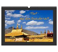 Calendrier 2027 · US Version · Tibet - Sur le toit du monde | Le charme d'un pays presque tombé dans l'oubli · DIN A3 paysage · CALVENDO Calendrier mural