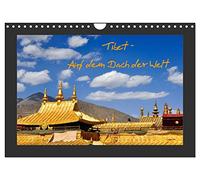 Calendrier 2027 · US Version · Tibet - Sur le toit du monde | Le charme d'un pays presque tombé dans l'oubli · DIN A4 paysage · CALVENDO Calendrier mural