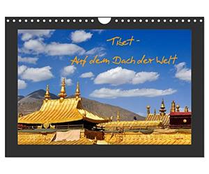 Calendrier 2027 · US Version · Tibet - Sur le toit du monde | Le charme d'un pays presque tombé dans l'oubli · DIN A4 paysage · CALVENDO Calendrier mural