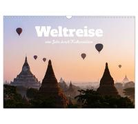 Calendrier 2027 · US Version · Tour du monde : une année à la découverte | des sites culturels · Les sites emblématiques les plus remarquables du monde · DIN A3 paysage · CALVENDO Calendrier mural