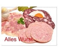 Calendrier 2027 · US Version · Tout ça, c'est de la saucisse | Charcuterie · DIN A3 paysage · CALVENDO Calendrier mural
