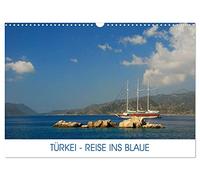 Calendrier 2027 · US Version · Turquie - escapade vers le bleu | Turquie : une côte pittoresque et une mer bleue · DIN A3 paysage · CALVENDO Calendrier mural
