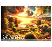 Calendrier 2027 · US Version · Un monde parfait : des instants de paix et | d'harmonie · Une année riche en scènes idylliques qui invitent à la rêverie · DIN A4 paysage · CALVENDO Calendrier mural