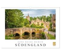 Calendrier 2027 · US Version · Un voyage à travers le sud de l'Angleterre | Une sélection des plus beaux motifs du sud de l'Angleterre · DIN A3 paysage · CALVENDO Calendrier mural