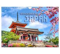 Calendrier 2027 · US Version · Un voyage en images à la découverte des | merveilles du Japon · Impressions d'Extrême-Orient, du pays du Soleil levant · DIN A4 paysage · CALVENDO Calendrier mural