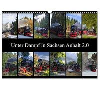 Calendrier 2027 · US Version · Under Steam » en Saxe-Anhalt 2.0 | Chemins de fer à voie étroite pour petits et grands en Saxe-Anhalt · DIN A3 paysage · CALVENDO Calendrier mural