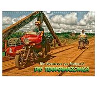 Calendrier 2027 · US Version · Une aventure à moto : LA TRANSAMAZONICA | L'Amazonie : l'aventure à moto par excellence · DIN A3 paysage · CALVENDO Calendrier mural
