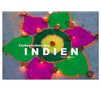 Calendrier 2027 · US Version · Une explosion de couleurs venues d'Inde | L'incroyable Inde dans toute sa splendeur haute en couleur · DIN A3 paysage · CALVENDO Calendrier mural