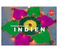 Calendrier 2027 · US Version · Une explosion de couleurs venues d'Inde | L'incroyable Inde dans toute sa splendeur haute en couleur · DIN A3 paysage · CALVENDO Calendrier mural