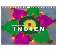 Calendrier 2027 · US Version · Une explosion de couleurs venues d'Inde | L'incroyable Inde dans toute sa splendeur haute en couleur · DIN A4 paysage · CALVENDO Calendrier mural