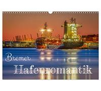 Calendrier 2027 · US Version · Une histoire d'amour au port de Brême | Romantisme industriel et envie de voyages hanséatiques · DIN A3 paysage · CALVENDO Calendrier mural