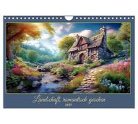 Calendrier 2027 · US Version · Une vision romantique du paysage | Scènes d'un monde idéal · DIN A4 paysage · CALVENDO Calendrier mural