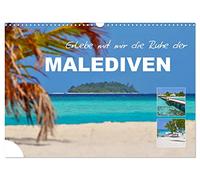 Calendrier 2027 · US Version · Venez découvrir avec moi la tranquillité des | Maldives · Un univers insulaire dont on tombe facilement amoureux · DIN A3 paysage · CALVENDO Calendrier mural