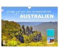 Calendrier 2027 · US Version · Venez découvrir avec moi l'Australie, un | pays unique en son genre · L'un des plus beaux continents du monde · DIN A4 paysage · CALVENDO Calendrier mural