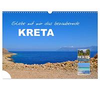 Calendrier 2027 · US Version · Venez découvrir avec moi les charmes de la | Crète · L'une des plus belles îles de Grèce · DIN A3 paysage · CALVENDO Calendrier mural