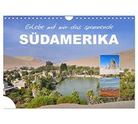 Calendrier 2027 · US Version · Venez découvrir avec moi les merveilles de | l'Amérique du Sud · Il s'agit de la partie sud du double continent américain · DIN A4 paysage · CALVENDO Calendrier mural