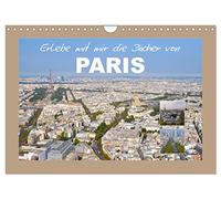 Calendrier 2027 · US Version · Venez découvrir avec moi les toits de Paris | Paris est sans doute l'une des plus belles villes du monde · DIN A4 paysage · CALVENDO Calendrier mural