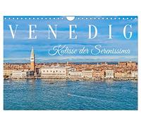 Calendrier 2027 · US Version · Venise - le décor de la Sérénissime | La magie vénitienne dans la lagune · DIN A4 paysage · CALVENDO Calendrier mural