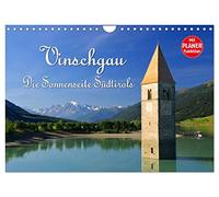 Calendrier 2027 · US Version · Vinschgau - Le côté ensoleillé du Tyrol du | Sud · Impressions de la haute vallée de l'Adige · DIN A4 paysage · CALVENDO Calendrier mural