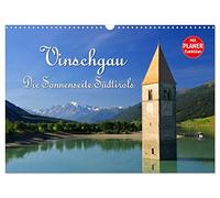 Calendrier 2027 · US Version · Vinschgau - Le côté ensoleillé du Tyrol du | Sud · Impressions de la haute vallée de l'Adige · DIN A3 paysage · CALVENDO Calendrier mural