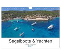 Calendrier 2027 · US Version · Voiliers et yachts - L'art de vivre | méditerranéen · Naviguer en Méditerranée autour de Majorque · DIN A4 paysage · CALVENDO Calendrier mural
