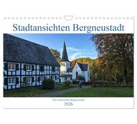 Calendrier 2027 · US Version · Vues de la ville de Bergneustadt | L'une des 56 vieilles villes historiques de Rhénanie-du-Nord-Westphalie · DIN A4 paysage · CALVENDO Calendrier mural