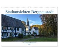 Calendrier 2027 · US Version · Vues de la ville de Bergneustadt | L'une des 56 vieilles villes historiques de Rhénanie-du-Nord-Westphalie · DIN A3 paysage · CALVENDO Calendrier mural