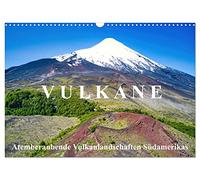 Calendrier 2027 · US Version · VULCAINS : Les paysages volcaniques | époustouflants d'Amérique du Sud · Des volcans, des geysers et des lagons… · DIN A3 paysage · CALVENDO Calendrier mural