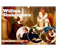 Calendrier 2027 · US Version · William Shakespeare | Le pouvoir intemporel des grandes histoires · DIN A3 paysage · CALVENDO Calendrier mural