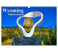 Calendrier 2027 · US Version · Wyoming • Impressions | Le patrimoine naturel de l'État américain du Wyoming · DIN A3 paysage · CALVENDO Calendrier mural