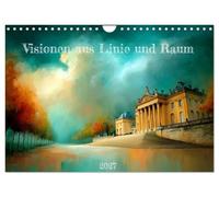 Calendrier 2027 · Visions de la ligne et de l'espace | Curiosités surréalistes · DIN A4 paysage · CALVENDO Calendrier mural