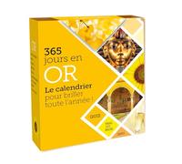 Calendrier 365 jours en or: pour briller toute l'année !
